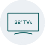 32" TVs