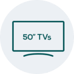 50" TVs