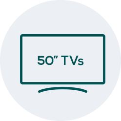 50" TVs