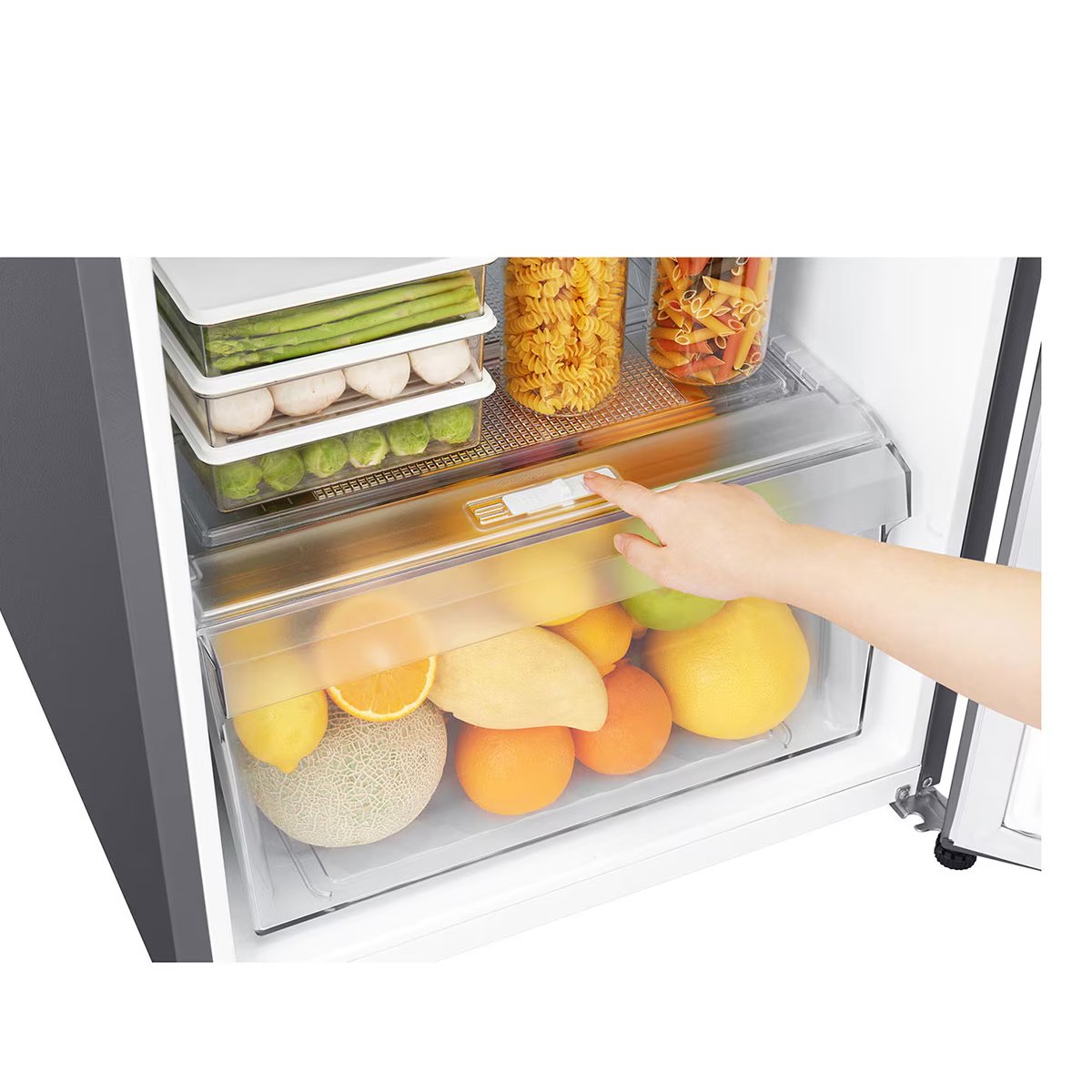 LG GN-B202SQBB Top Mount Freezer Fridge, 187L - Smart Inverter Compressor, Multi Air Flow, Moist Balance Crisper™ - Image 7