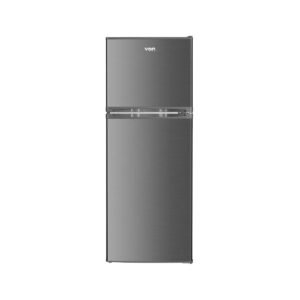 VON VRT-181DRAX Double Door Fridge, Top Mount Freezer- 181L
