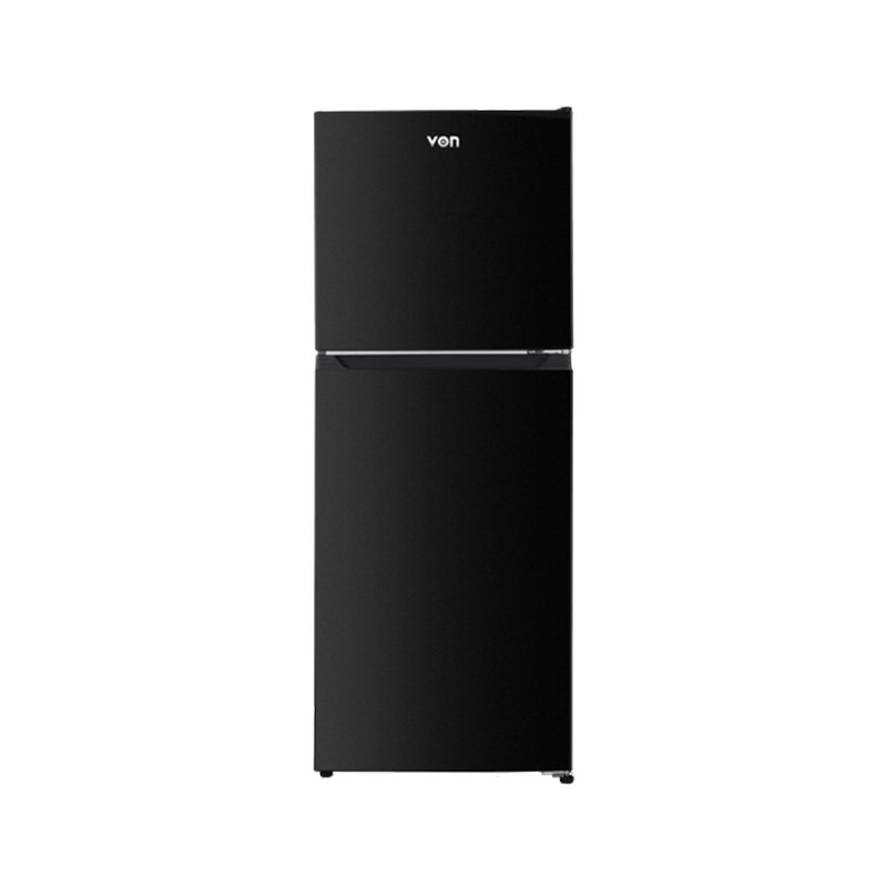 VON VRT-197NRAK Double Door Fridge, Top Mount Freezer No Frost- 197L