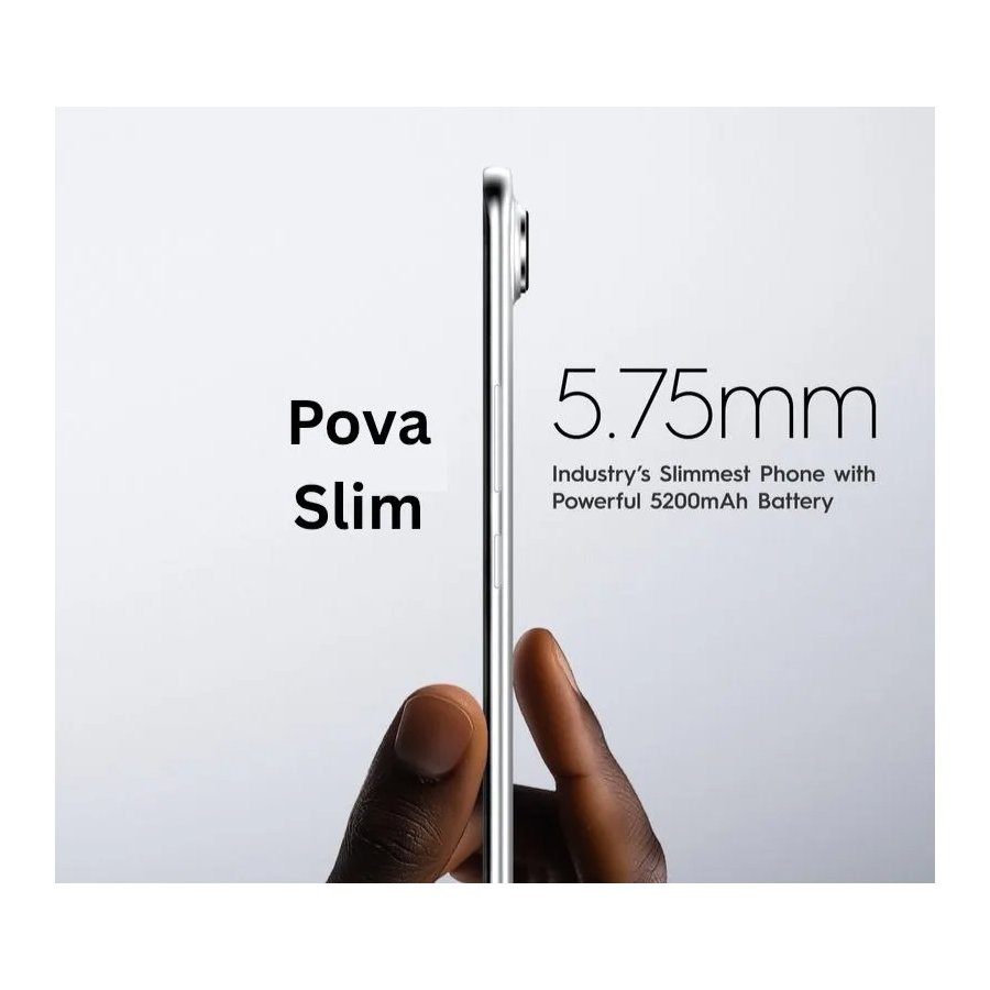 Tecno SPARK SLIM , 6.78'' HD+, UP To 16gb RAM+ 256GBROM - Dual Sim - Image 3